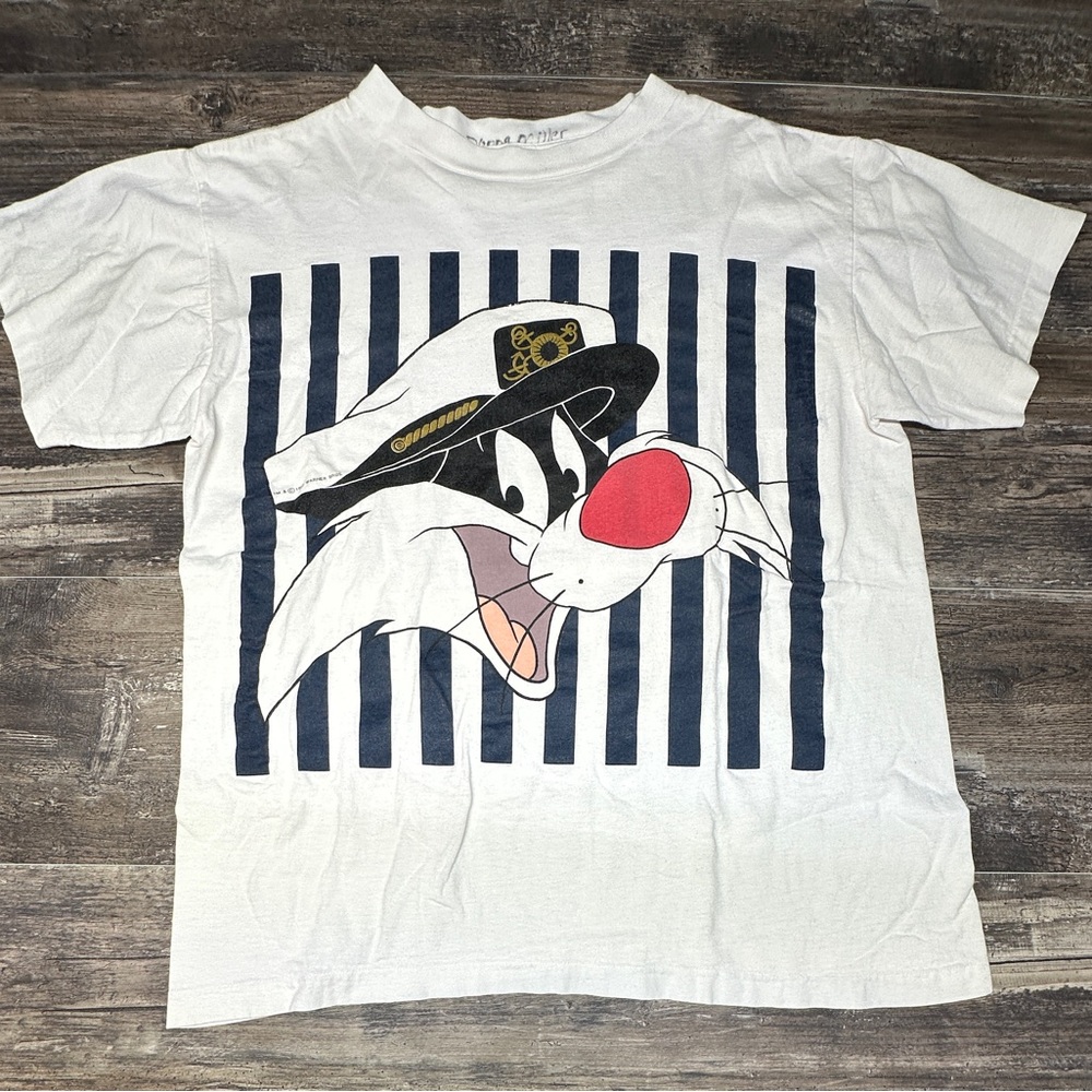 Vintage Sylvester Tee - 1995 Looney Tunes Graphic T Shirt Men’s Large - GUC
